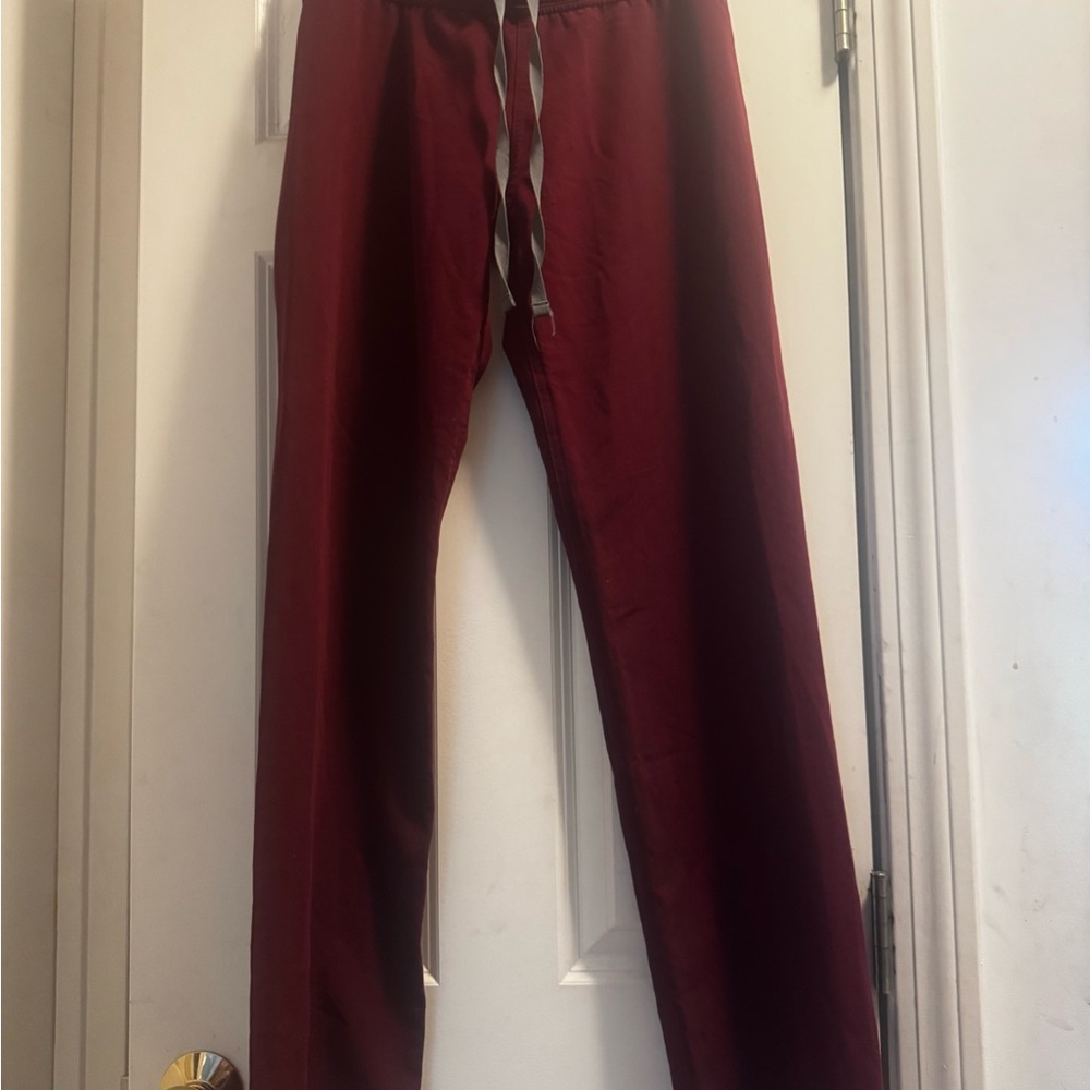 Figs Women’s XS Maroon Drawstring Joggers